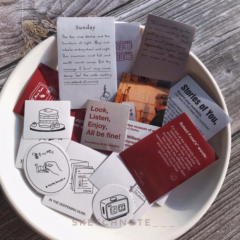 Sticker quote theo tông màu st061