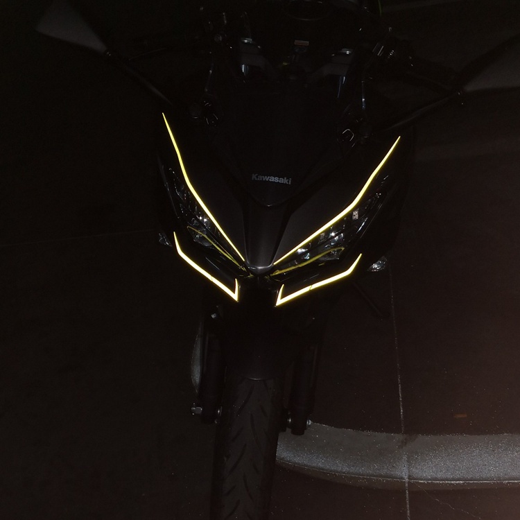 Hình dán xe máy Fairing Decal sửa đổi KAWASAKI Đối với Kawasaki Ninja 400 H2 H2SX