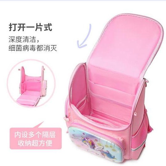 Ba lô CHỐNG GÙ học sinh cấp 1 siêu nhẹ chống nước cao cấp phong cách mới - BEE GEE