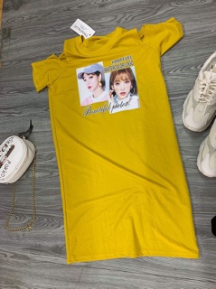 Váy xuông hàn quốc  cotton giấy .
