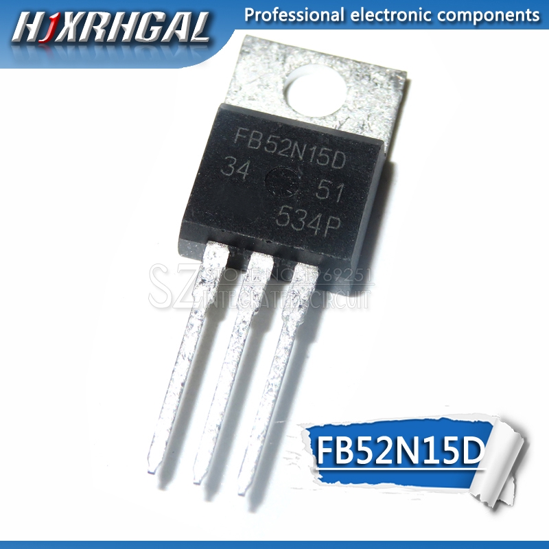 Bộ 10 Linh Kiện Điện Tử Irfb52N15D Fb52N15D Fb52N15 To-220