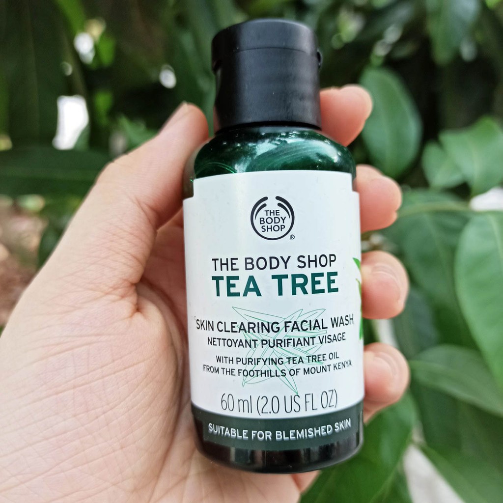 Sữa rửa mặt tràm trà tea tree oil The Body Shop 60ml