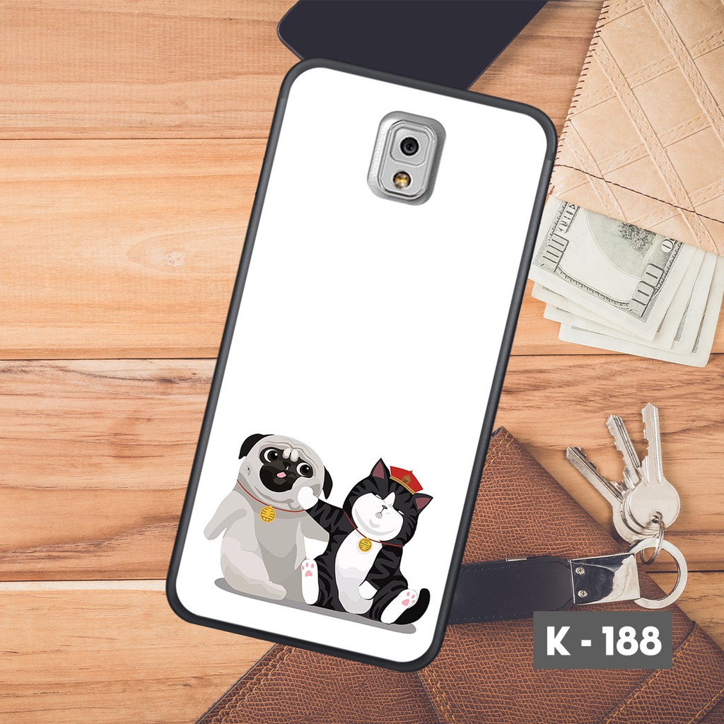 Ốp điện thoại SAMSUNG NOTE 3 in uv hình con vật ngộ nghĩnh dành cho các cô nàng cá tính