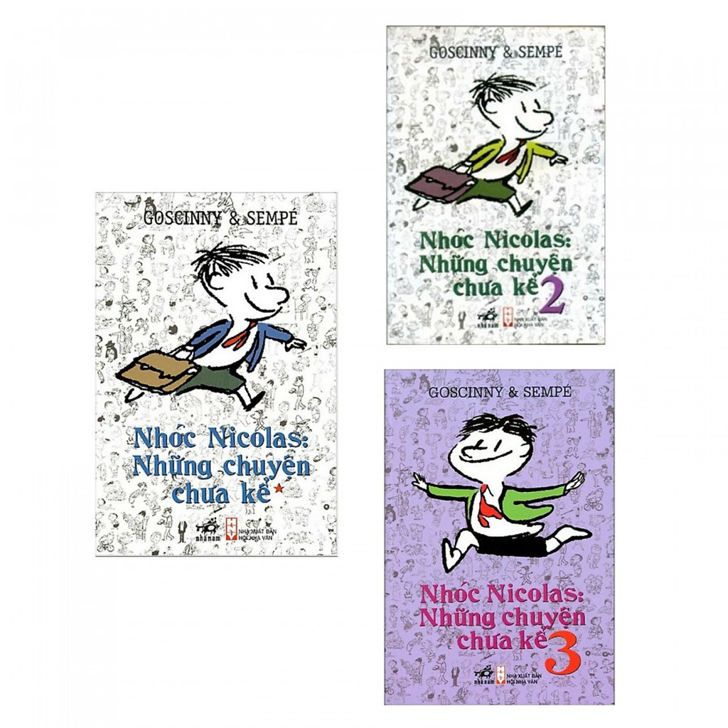 Sách - Combo Trọn Bộ 3 Tập Nhóc Nicolas: Những Chuyện Chưa Kể (trọn bộ, lẻ tùy chọn)
