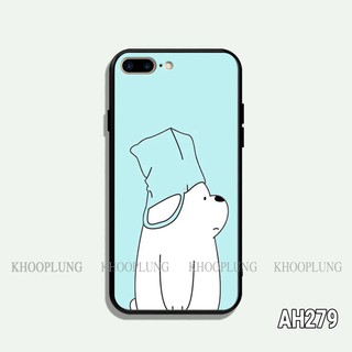 Ốp lưng iPhone 7 Plus - iPhone 8 Plus in hình gấu