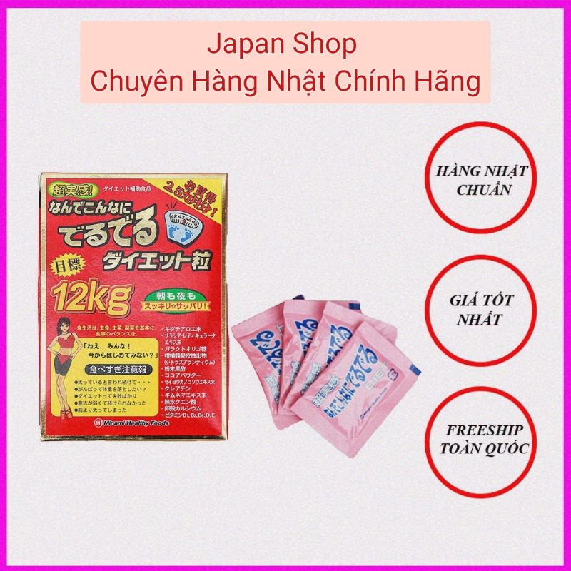 Giảm cân Deru Deru Diet 12kg supplement của Nhật