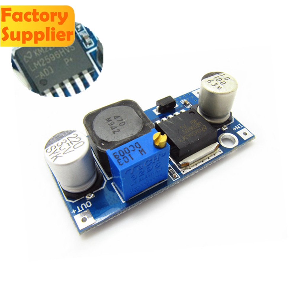 Mô đun hạ áp PCBFUN LM2596HVS LM2596HV DC-DC chuyển đổi 4.5V-53V thành 3V-40V 3A mới