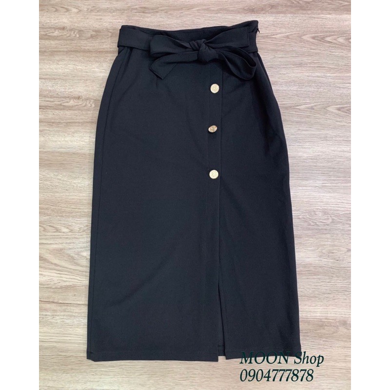 SK060221-Chân váy midi đen xuất Anh | BigBuy360 - bigbuy360.vn