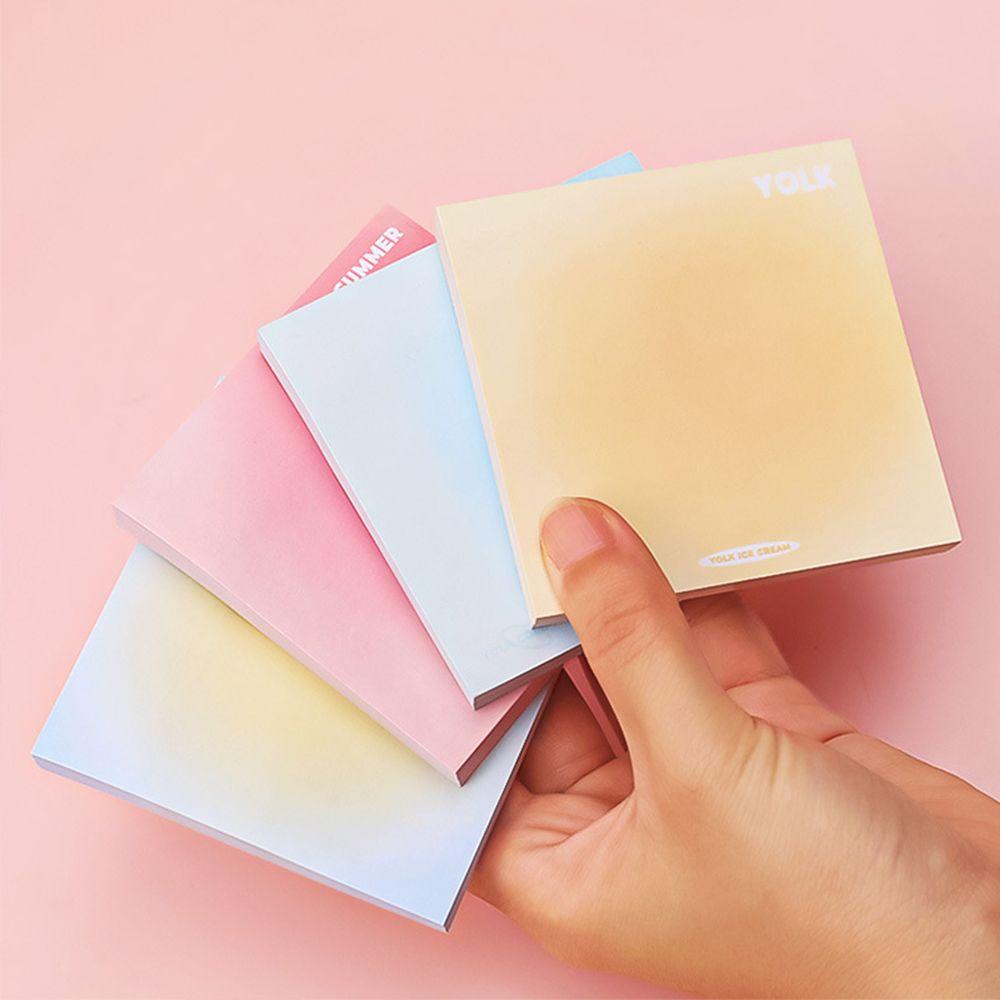 Giấy Ghi Chú Màu Sắc Tuyến Tính Tự Dính Trang Trí Sổ Tay