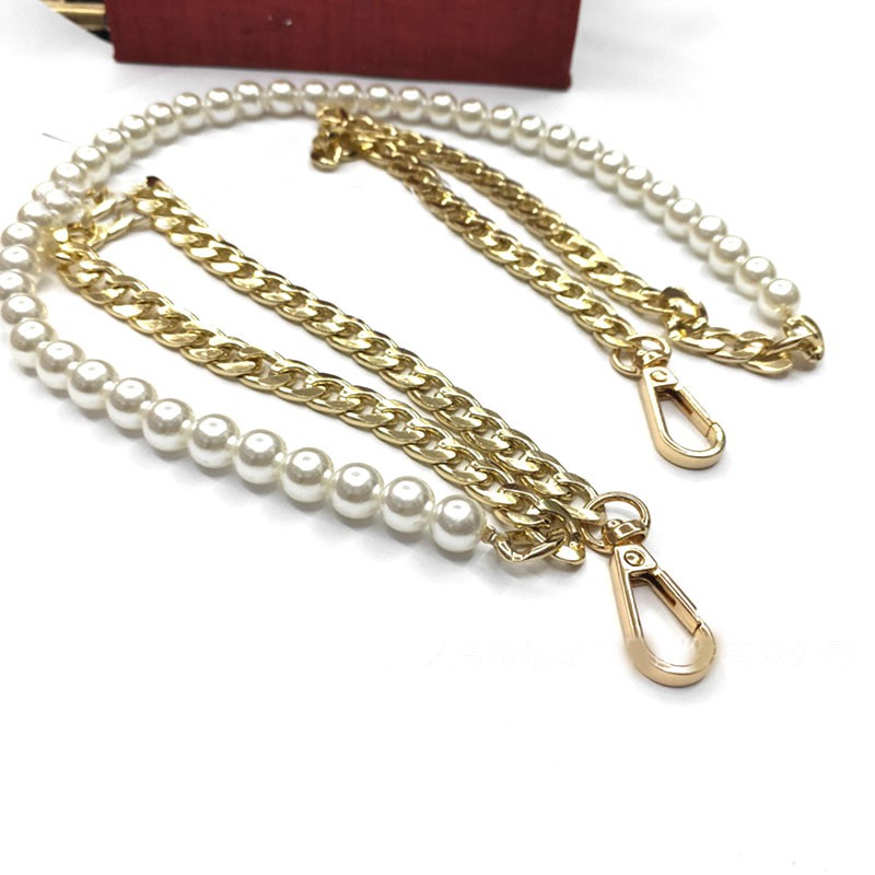 Ailigap Women's Fashion Pearl bag chain