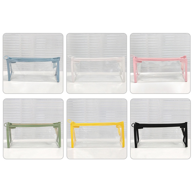 Túi Đựng Bút Chì/Mỹ Phẩm Bằng PVC Trong Suốt Sức Chứa Lớn