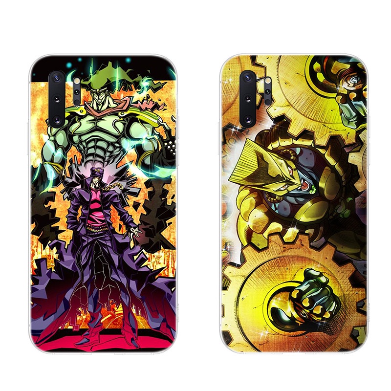 Ốp Điện Thoại Mềm Trong Suốt Hình JoJo Bizarre Adventure Cho Samsung Galaxy S10E S10 S9 S8 + S7 Edge A02 M02 A10 + S9 + S8 + LSY173