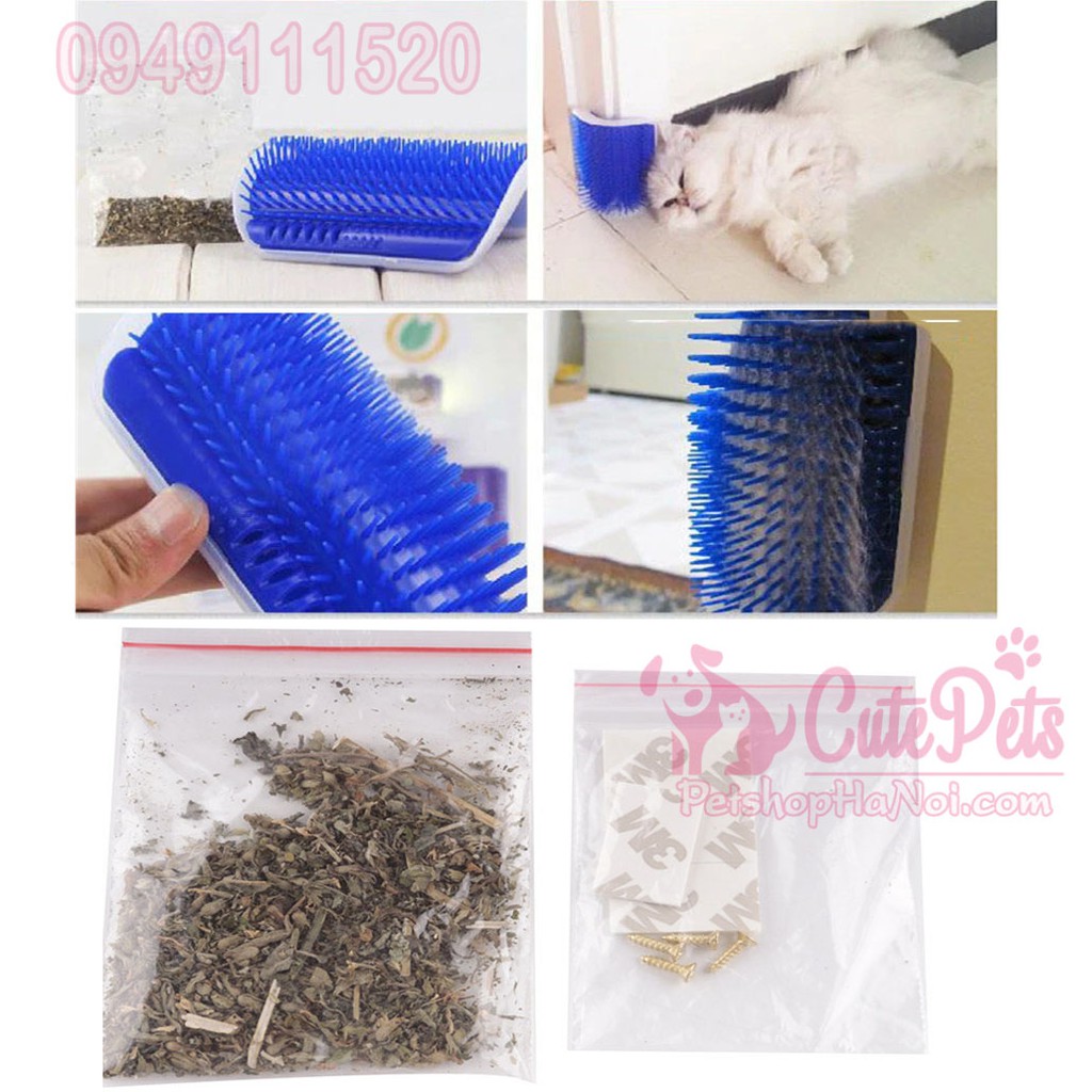 Cọ má cho mèo Cat it Self Groomer - CutePets Phụ kiện chó mèo Pet shop Hà Nội