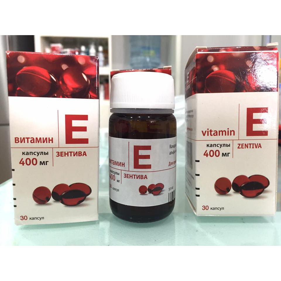 [Có sẵn] 1 Hộp 30 Viên Vitamin E Đỏ Cao Cấp Zenvta - Hộp Thuỷ Tinh (hàng Nga) | BigBuy360 - bigbuy360.vn