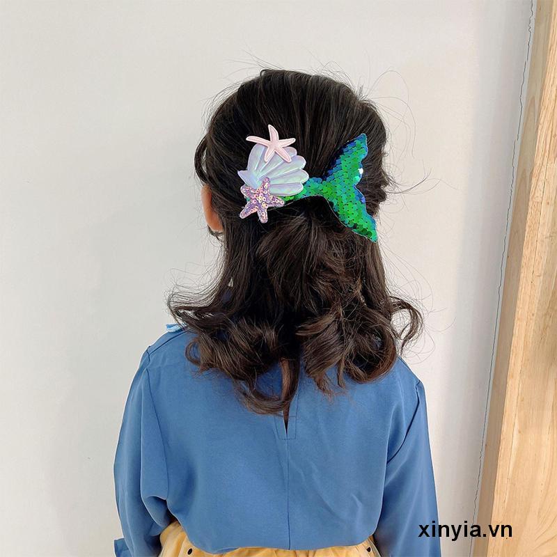 Kẹp Tóc Hình Đuôi Nàng Tiên Cá Dễ Thương Dành Cho Bé Gái