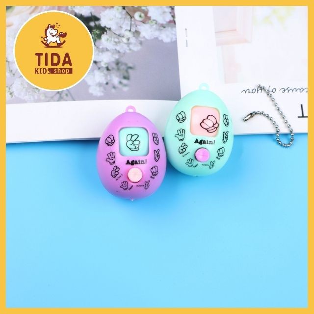 Móc Khóa Oẳn Tù Tì ⚡ HOT TREND ⚡ Đồ Chơi Giải Trí Kéo Búa Bao Mini Giá Tốt, Quà Lưu Niệm TiDa Kids Shop