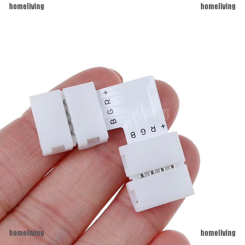 Bộ 5 Đầu Nối Dây Đèn LED 2 Pin Hình Chữ L