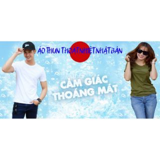 Hai áo thun thoát nhiệt nhật bản