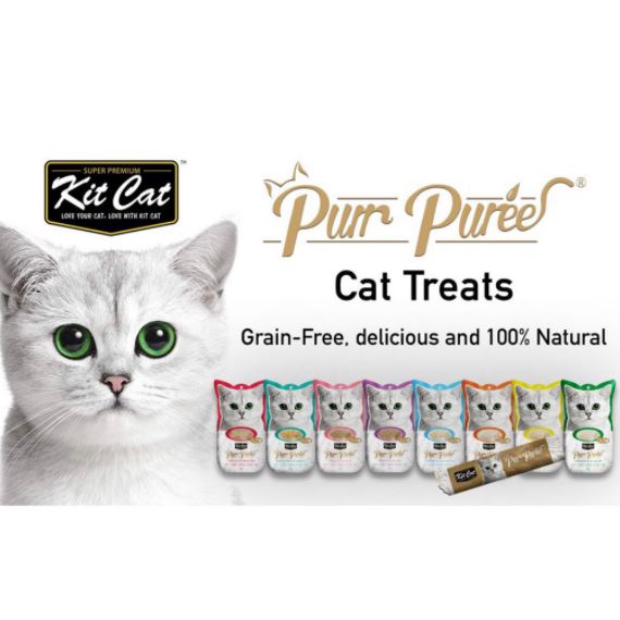 Súp thưởng cho mèo Kit Cat PurPuree(gói 4 thanh)