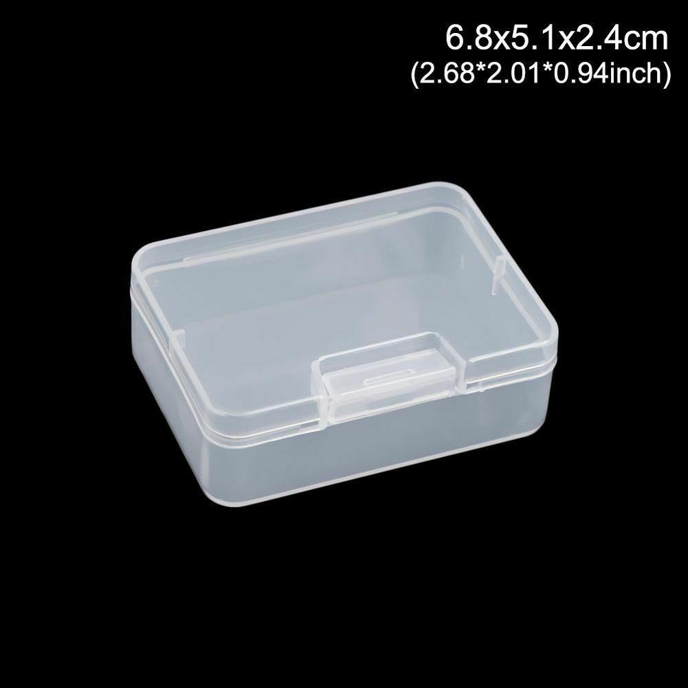 Hộp nhựa trong suốt đựng móc câu cá 14.3x8.8x4cm