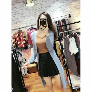 Khoác len nhẹ dáng dài