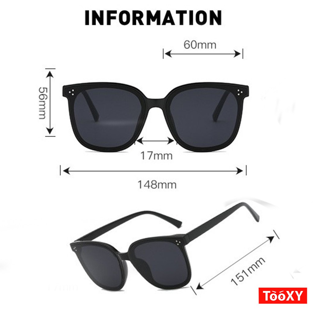 Kính mát nam và nữ Tooxy thời trang nữ 2021- kính râm mặt lớn Hàn Quốc | BigBuy360 - bigbuy360.vn