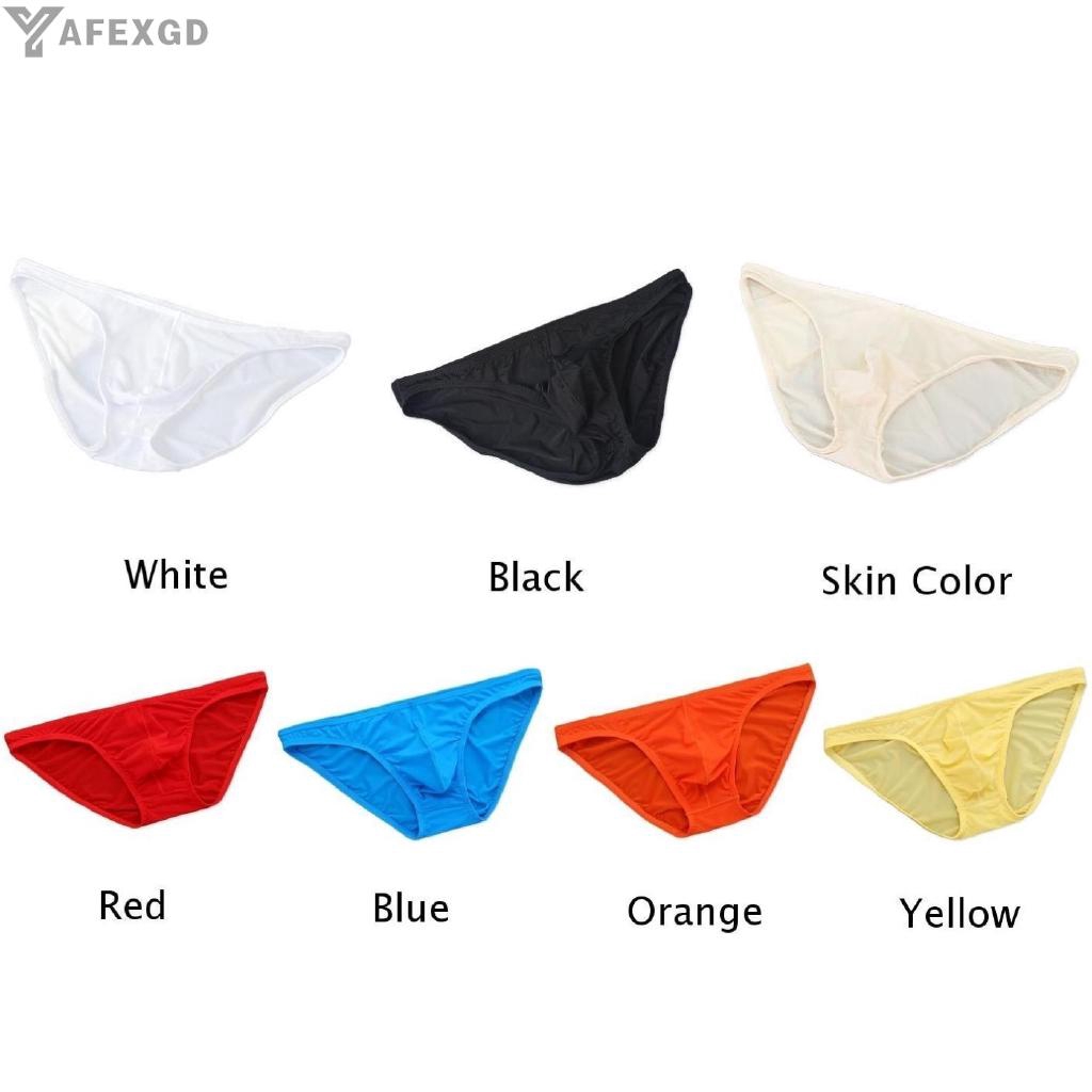 Quần lót chất liệu ni lông xuyên thấu thời trang cho nam M-2XL