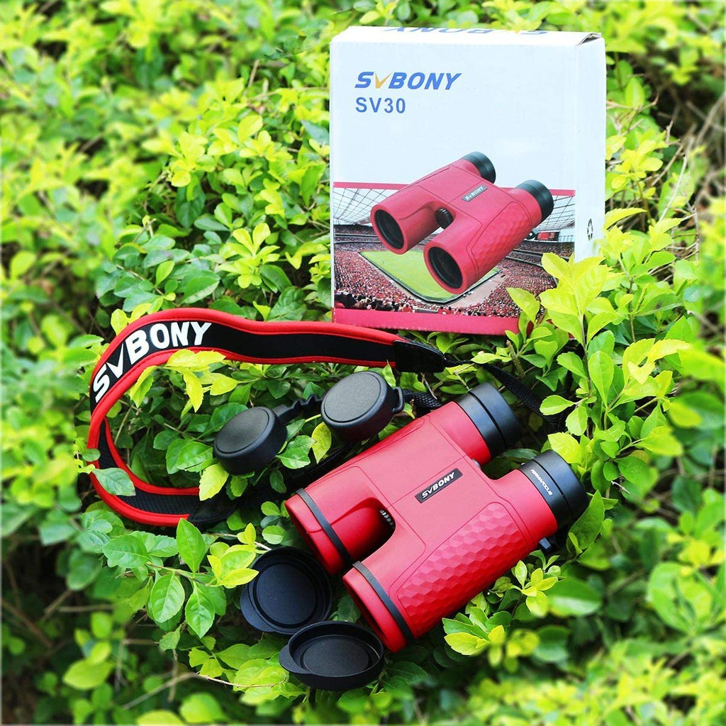 Ống nhòm sbony sv30 cố định tiêu điểm 10x42 nhẹ với dây đeo cổ phù hợp cho trò chơi bóng đá cắm trại xem chim