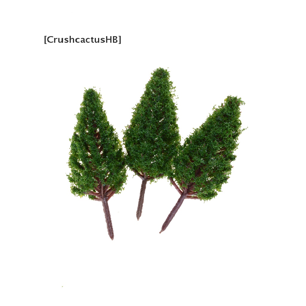 Set 10 Mô Hình Cây Nhựa 68mm Dùng Trang Trí Tiểu Cảnh