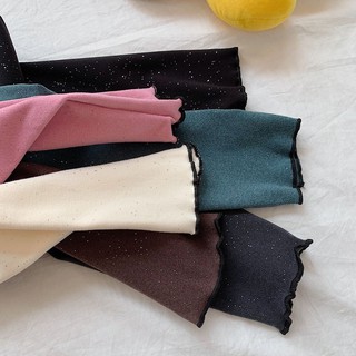 Áo Thun Nữ - Áo Len Nữ Trơn Basic Guu ATN01
