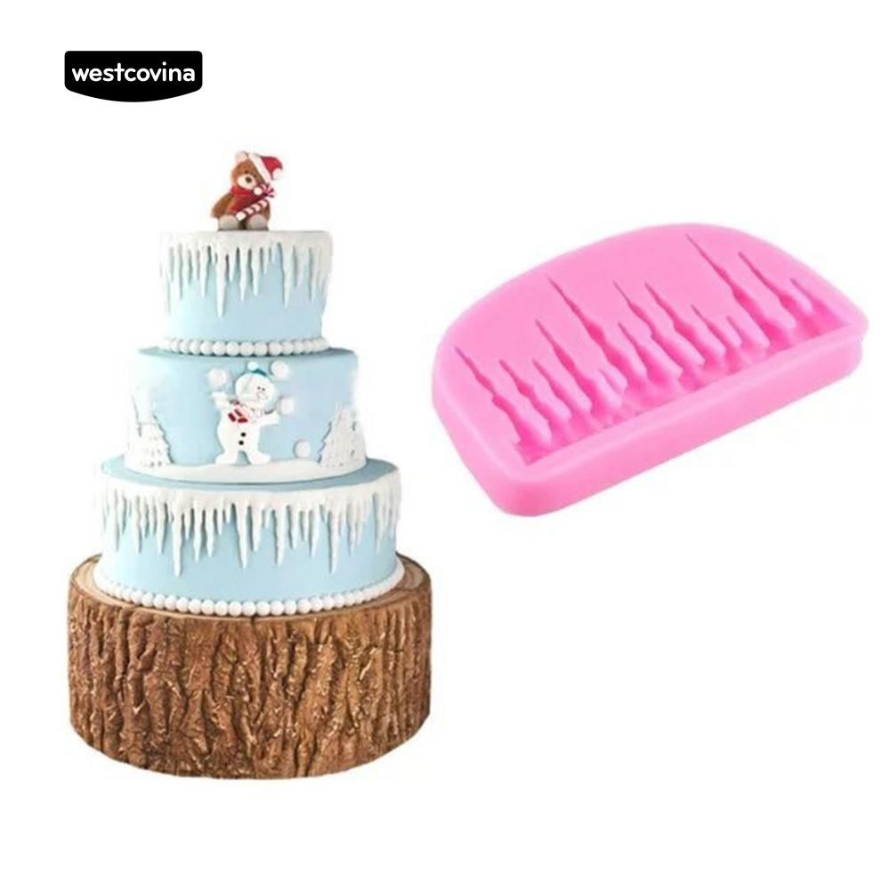 Khuôn silicon tạo hình băng chảy trang trí bánh