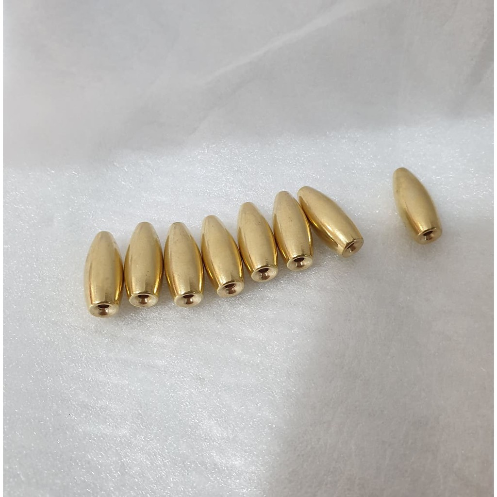 CHÌ ĐỒNG XUYÊN TÂM hình Bầu Dục 3.5gr / 5 gram / 7 gram / 10 gram / 14 gram / chì câu cá
