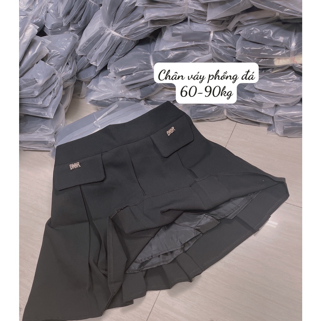 Chân váy Bigsize phồng li (60-90Kg) MS160