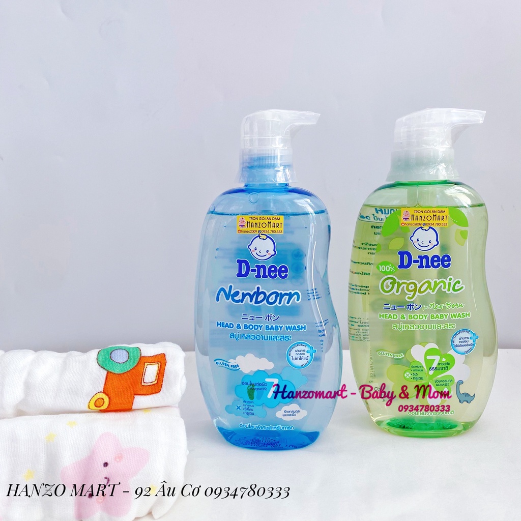 Sữa tắm gội cho bé Dnee cho bé từ sơ sinh 380ml
