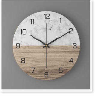 🆕 Đồng Hồ trang trí Nordic Marble Wall Clock