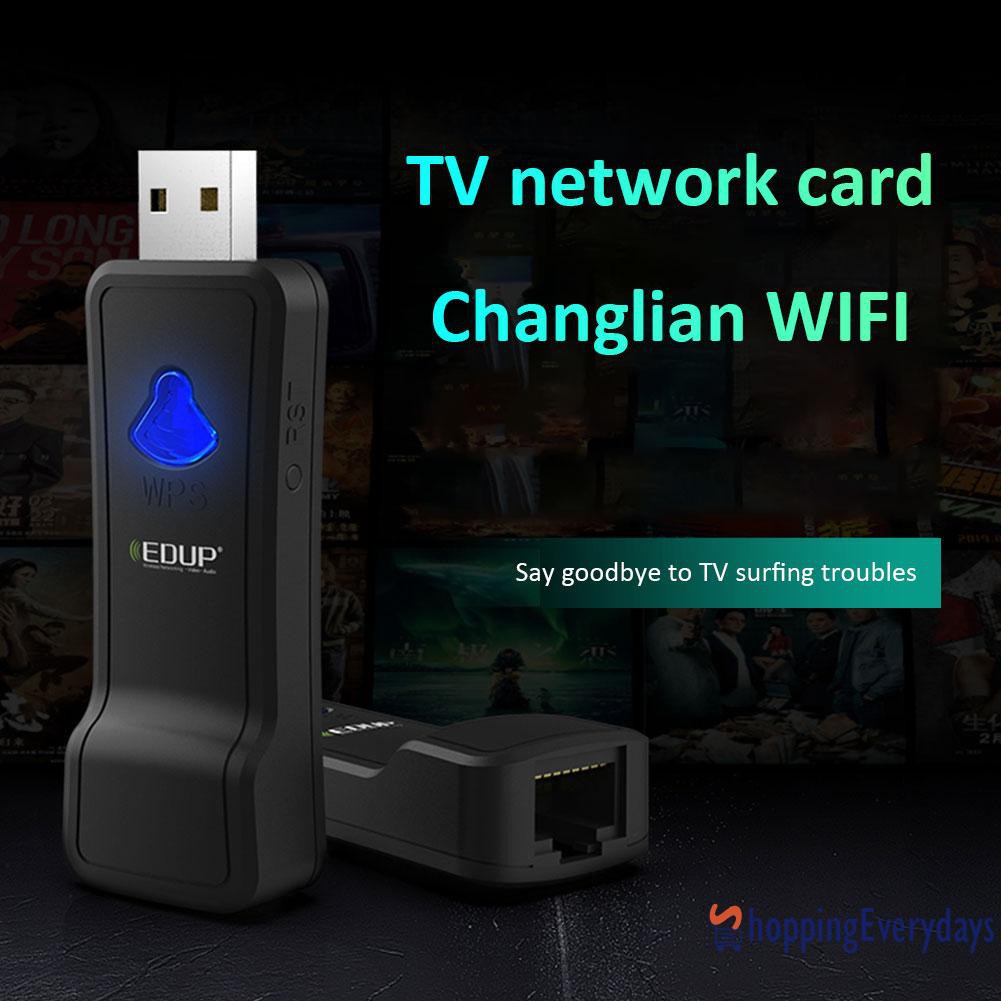 Usb Thu Sóng Wifi Edup 300mbps 2.4ghz Tv Thẻ Mạng Lan