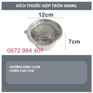 SET 50C - 400ml TÔ GIẤY BẠC CAO CẤP