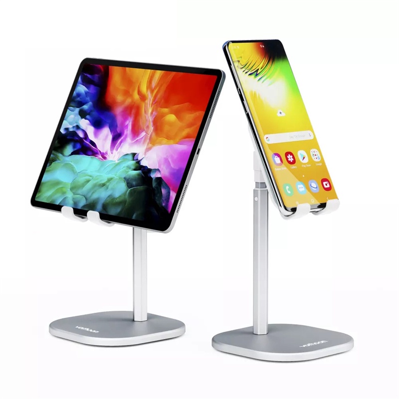 Giá Đỡ Điện Thoại/Máy Tính Bảng Bằng Kim Loại Có Thể Điều Chỉnh Góc Độ Cao