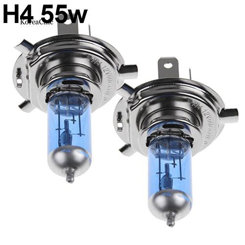 Set 2 bóng đèn Halogen H7 12V 5000K H1 / H4 / H7 55W / 100W siêu sáng