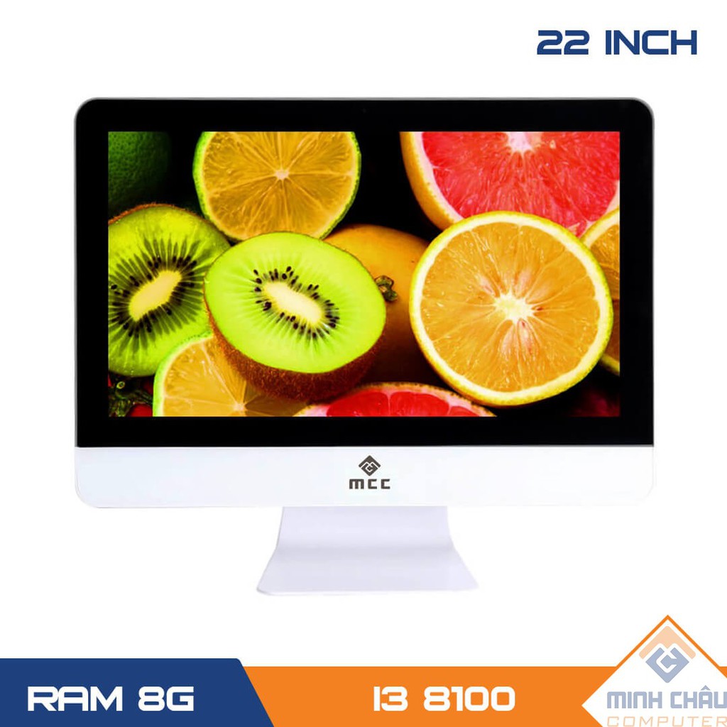 Bộ PC All in ONE (AIO) MCC8181 Home Office Computer CPU i3 8100/ Ram8G/ SSD120G/ Wifi/ Camera/ 22inch