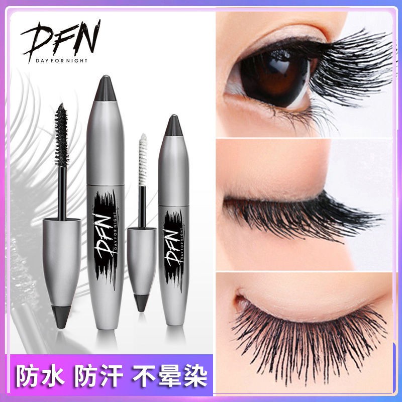 Mascara MắT Dfn TháI Lan ChốNg ThấM NướC, KéO DàI, KhôNg Lem, Trang đIểM LâU TrôI, Mã HóA, KhôNg LóA MắT, Kem LóT LàM DàY Mi, 2 GóI