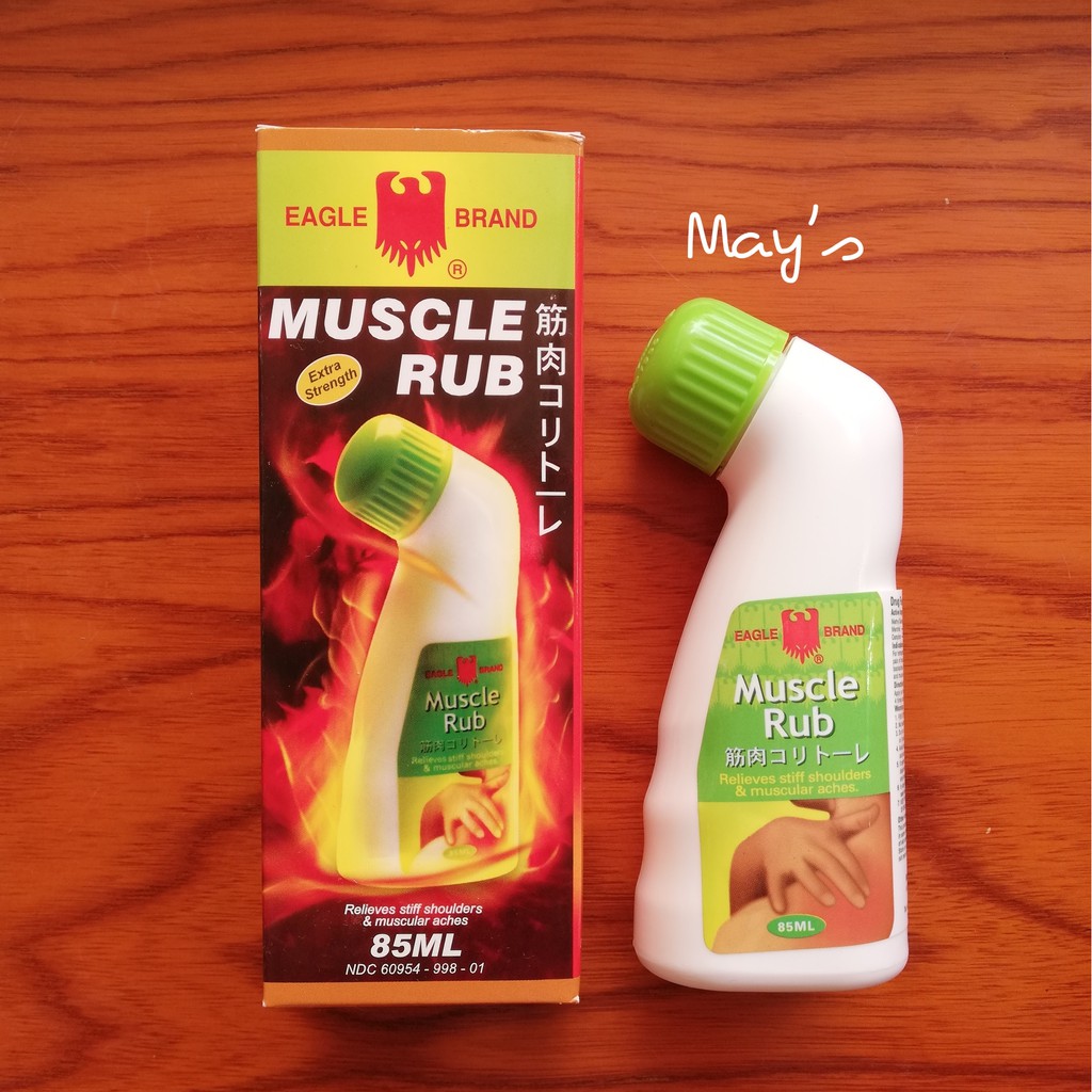 Dầu Nóng Xoa Bóp Con Ó dạng lăn Eagle Muscle Rub (85ml)