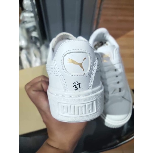 [xả hàng] giày puma đế nâu, đen vạch trắng, đen trắng 3 loại siêu hót da bóng | BigBuy360 - bigbuy360.vn