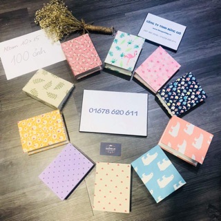 Album ảnh 10x15, album bìa vải để được 100 ảnh cỡ 10x15, có video và nhiều màu phong phú