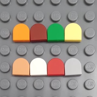Đồ Chơi Lắp Ráp Tile, Round 1 x 1 Half Circle Extended
