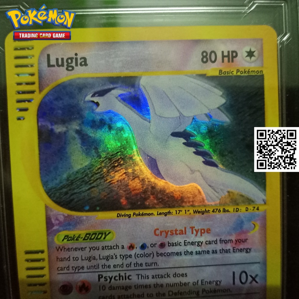 Bài Pokemon năm 2002 Lugia 149 147 thủy biển truyền thuyết 1459 d7