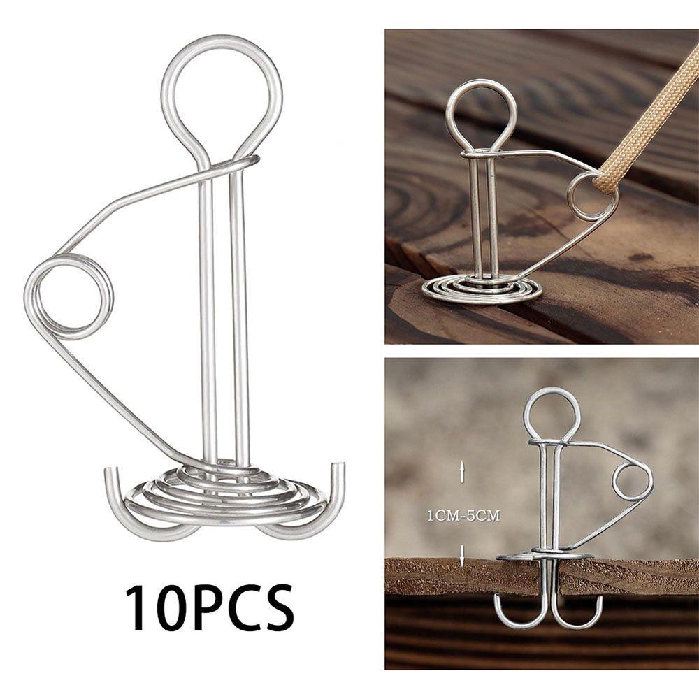 Set 10 Móc Khóa Lều Trại Bằng Nhựa PEWANY