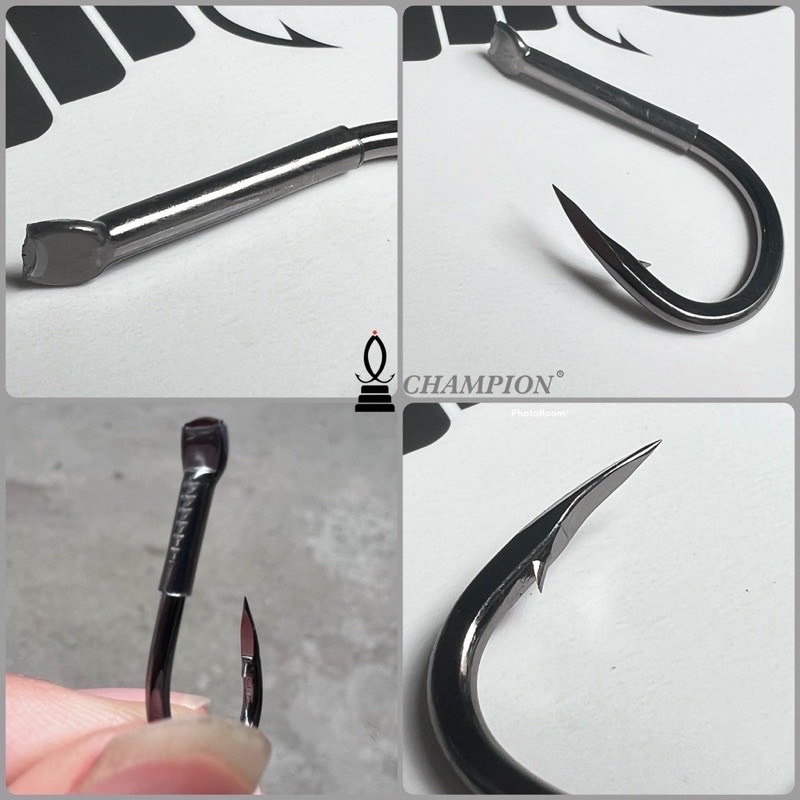 Lưỡi câu Quán Quân Đen dáng vênh săn hàng