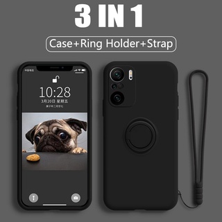 Ốp Điện Thoại Silicon Có Giá Đỡ Cho Xiaomi Mi 11 Lite 11 Ultra 10 10t Pro Redmi Note 10 Pro 5g K40 Poco X3 Nfc X3 Pro F3