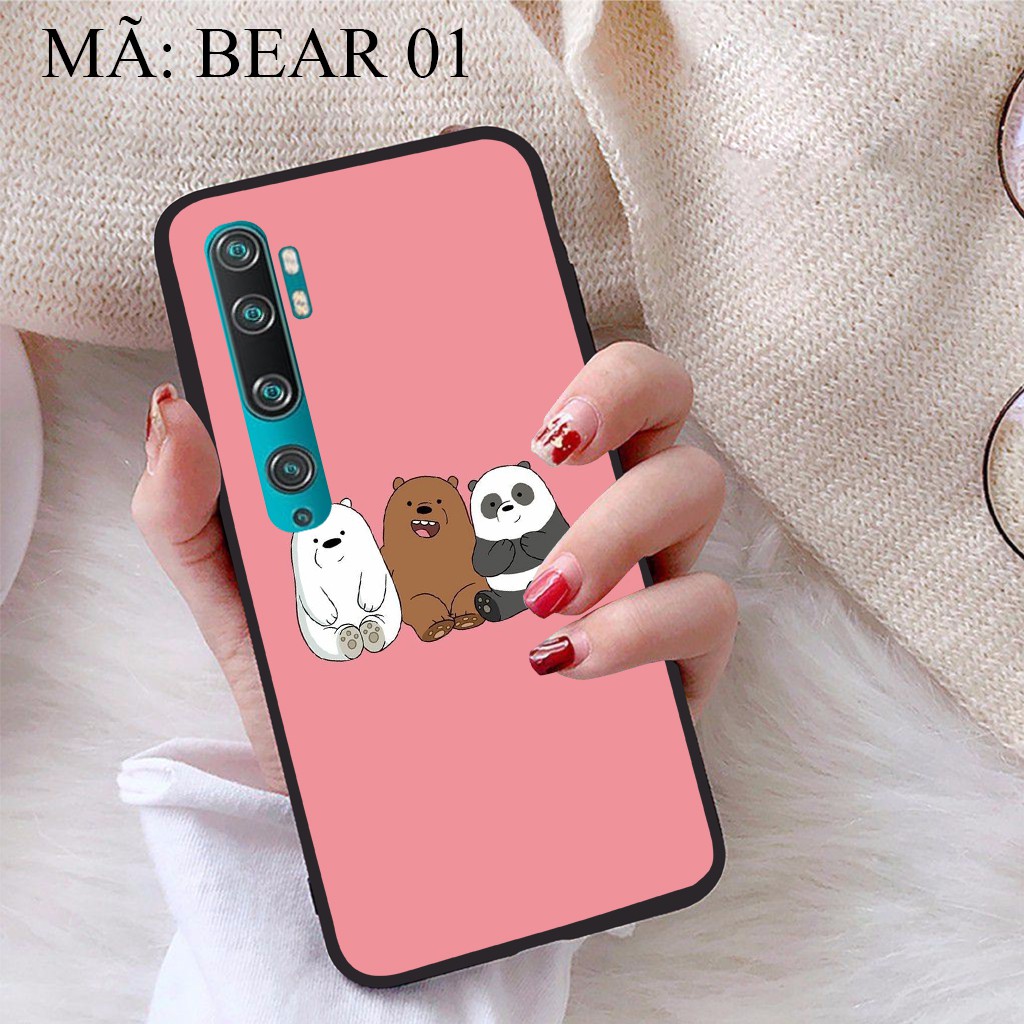 Ốp lưng Xiaomi Mi Note 10 Pro viền dẻo TPU BST Gia Đình Nhà Gấu